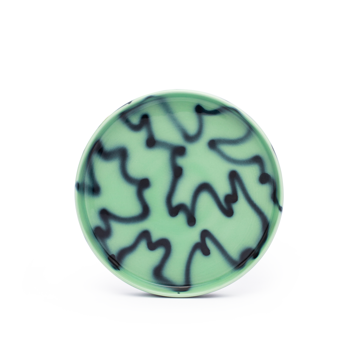 BABY PLATE - GREEN PIZZA