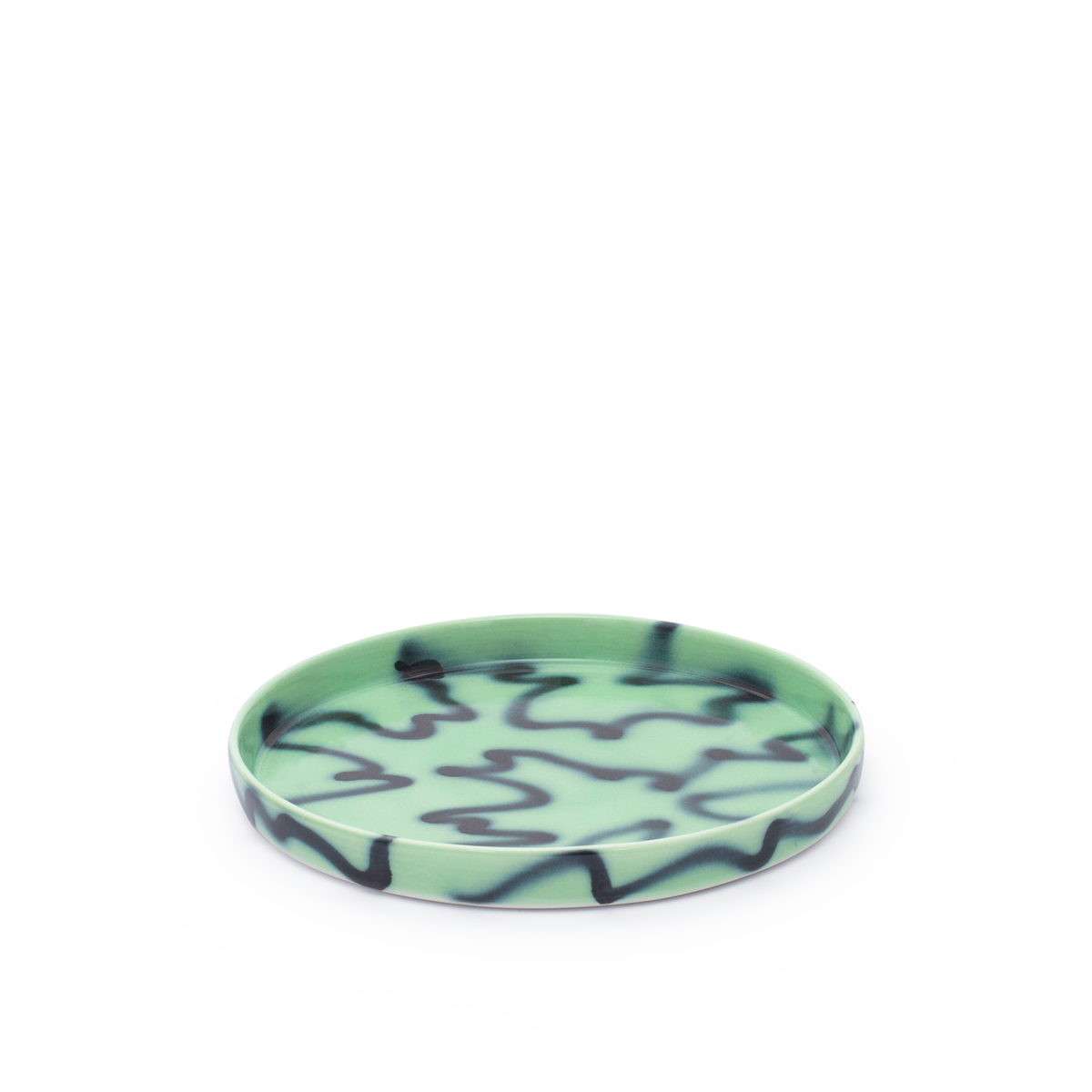 BABY PLATE - GREEN PIZZA